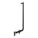 Keuco Poignée d'angle AXESS 90°, gauche, chromée, 381x851mm, noir mat-5