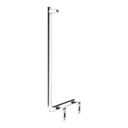 Keuco Poignée d’angle AXESS 90G, gauche AF, chromé, 381x851mm, chromé-4