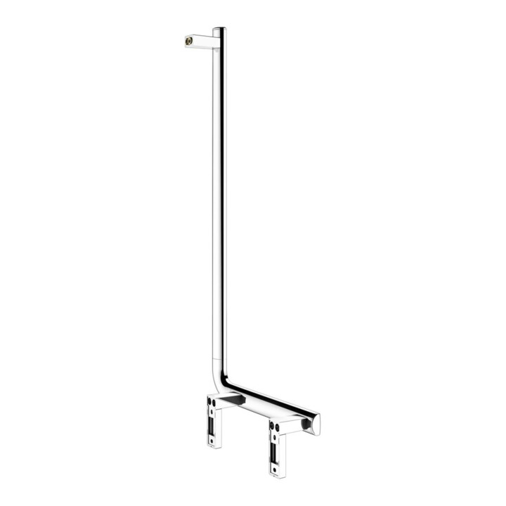 Keuco Poignée d’angle AXESS 90G, gauche AF, chromé, 381x851mm, chromé