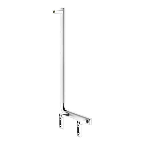 Keuco Poignée d'angle AXESS 90G, gauche AF, vc, 381x851mm, AL si-elox/vc