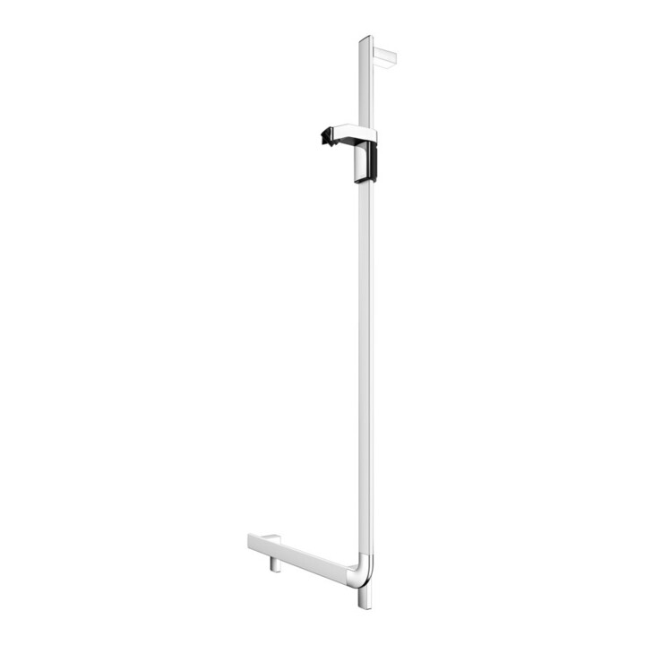 Keuco Poignée d'angle AXESS AL si-el/vc, 90°, avec barre de douche, version droite
