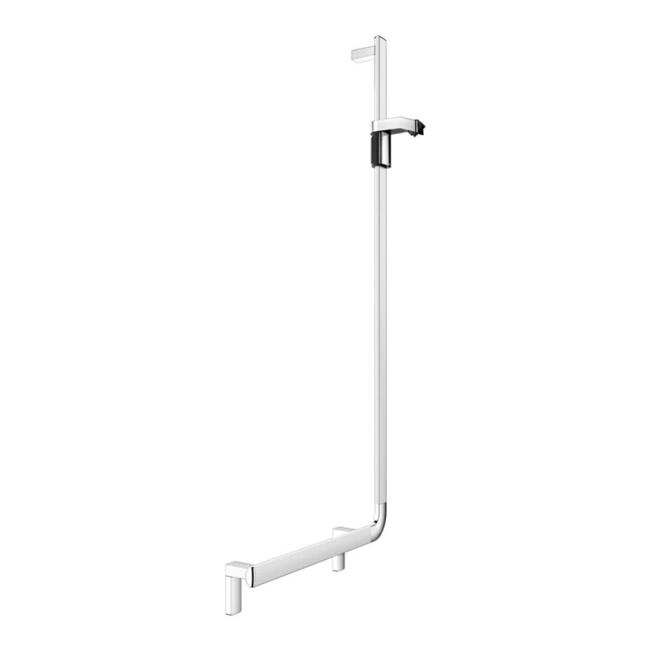 Keuco Poignée d'angle AXESS AL si-el/vc, 90°, avec barre de douche, version droite
