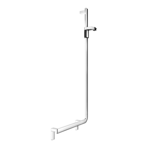 Keuco Poignée d'angle AXESS chromée, 90°, avec barre de douche, version droite