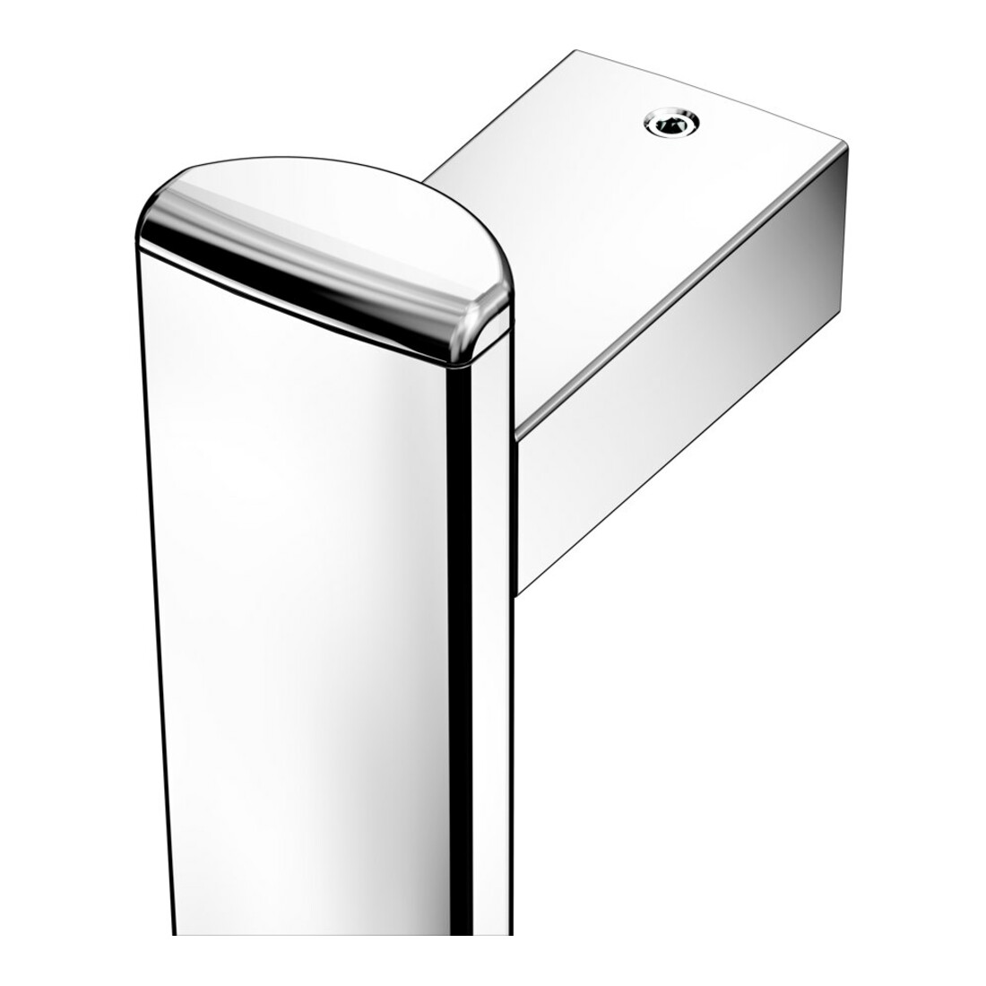 Keuco Poignée d'angle AXESS chromée, 90°, avec barre de douche, version droite