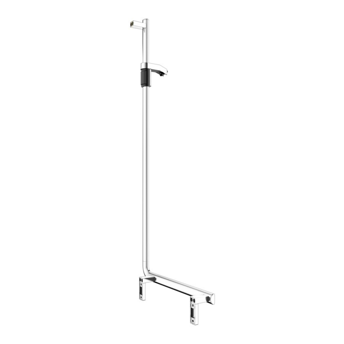 Keuco Poignée d'angle AXESS chromée, 90°, avec barre de douche, version droite