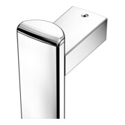 Keuco Poignée d'angle AXESS chromée, 90°, avec barre de douche, version gauche-5