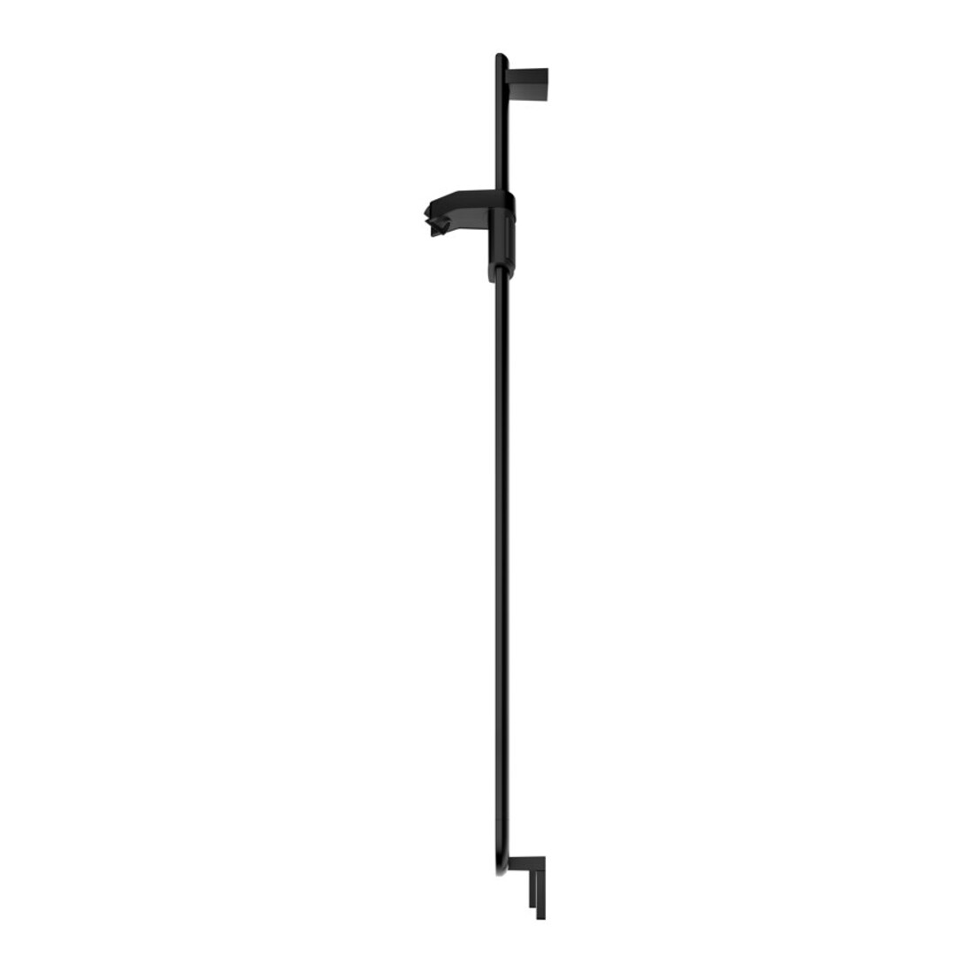 Keuco Poignée d'angle AXESS noir mat, 90°, avec barre de douche, version droite