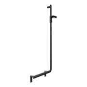 Keuco Poignée d'angle AXESS noir mat, 90°, avec barre de douche, version droite-5