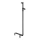 Keuco Poignée d'angle AXESS noir mat, 90°, avec barre de douche, version gauche