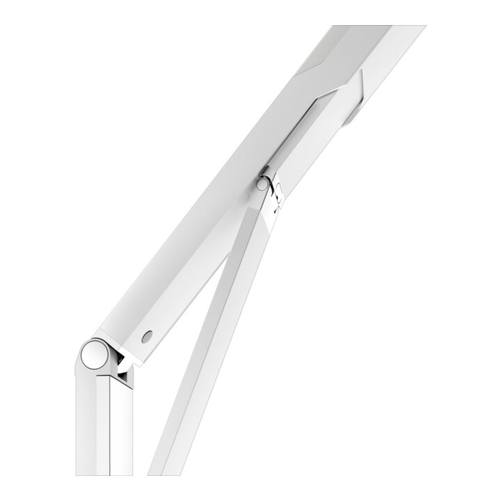 Keuco Poignée d'appui rabattable WC AXESS Aluminium argenté anodisé/blanc, 700 mm