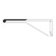 Keuco Poignée d'appui rabattable WC AXESS Aluminium argenté anodisé/noir, 700 mm-5