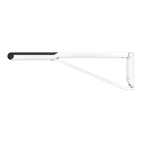 Keuco Poignée d'appui rabattable WC AXESS chromé/noir, 850 mm