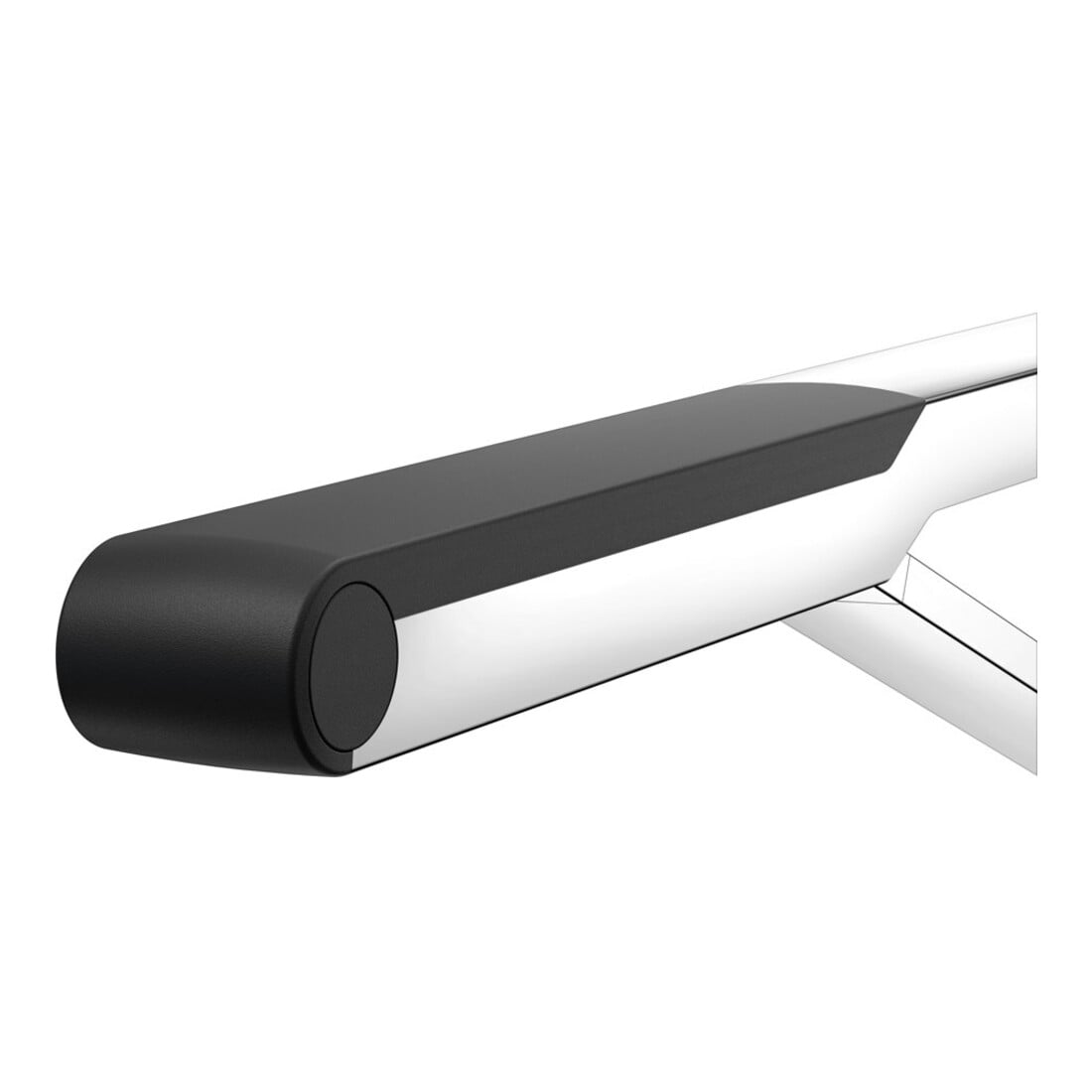 Keuco Poignée d'appui rabattable WC AXESS chromé/noir, 850 mm