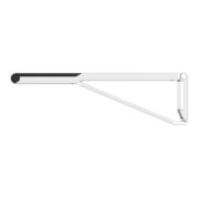 Keuco Poignée d'appui WC rabattable AXESS Aluminium argenté anodisé/noir, 850 mm-5