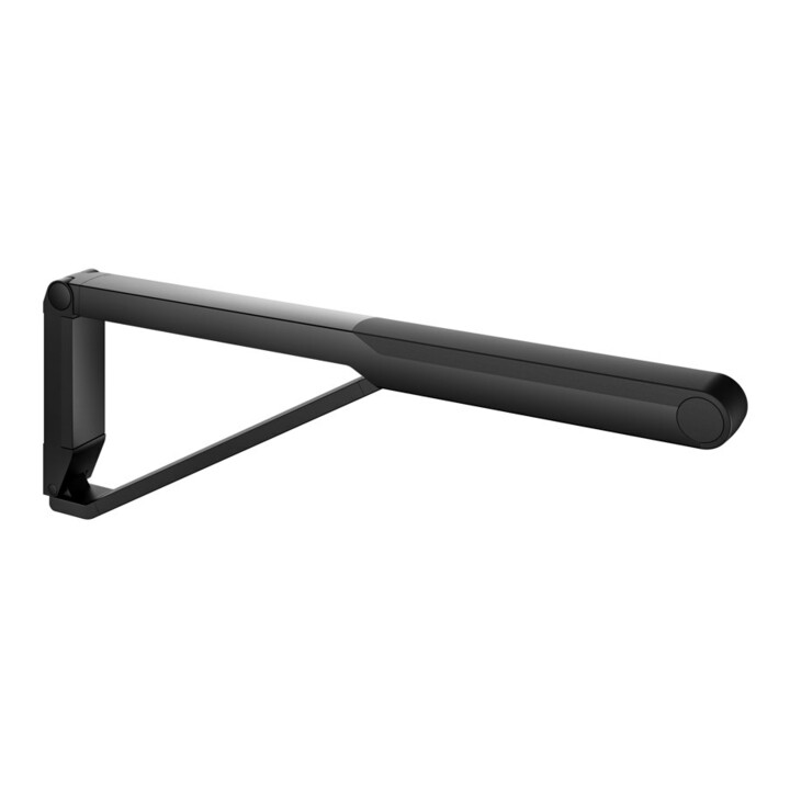 Keuco Poignée d'appui WC rabattable AXESS noir mat/noir, 700 mm