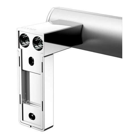 Keuco Poignée de douche/baignoire AXESS 850x650mm, alu argenté anodisé/chromé