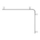 Keuco Poignée de douche/baignoire AXESS 850x650mm, alu argenté anodisé/chromé-4