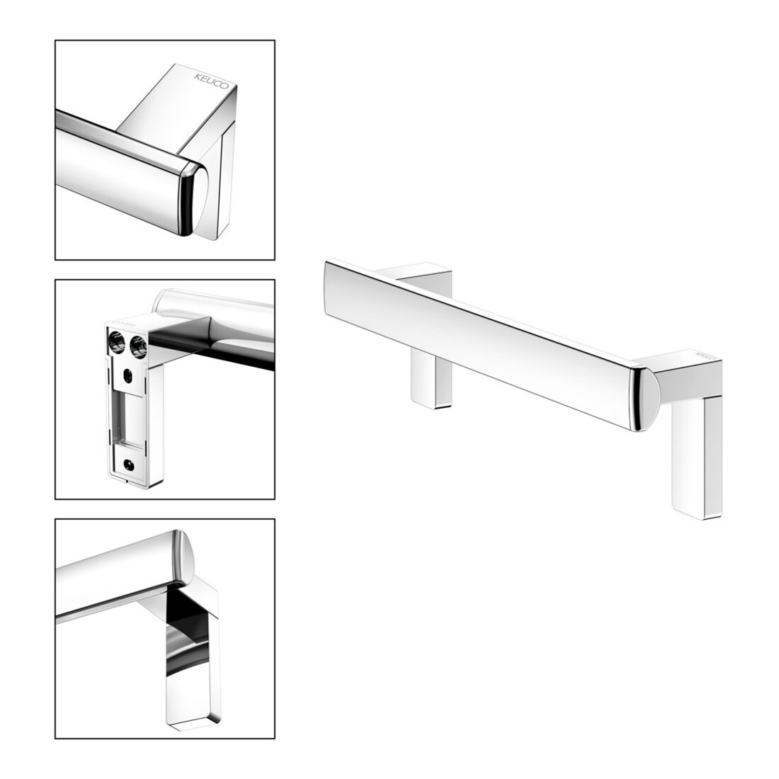 Keuco Poignée de maintien AXESS 400 mm, chromée