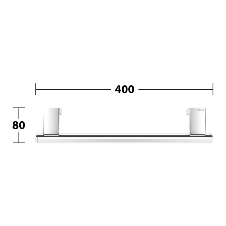 Keuco Poignée de maintien AXESS 400 mm, chromée