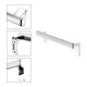 Keuco Poignée de maintien AXESS 600 mm, aluminium argenté anodisé/chromé-2