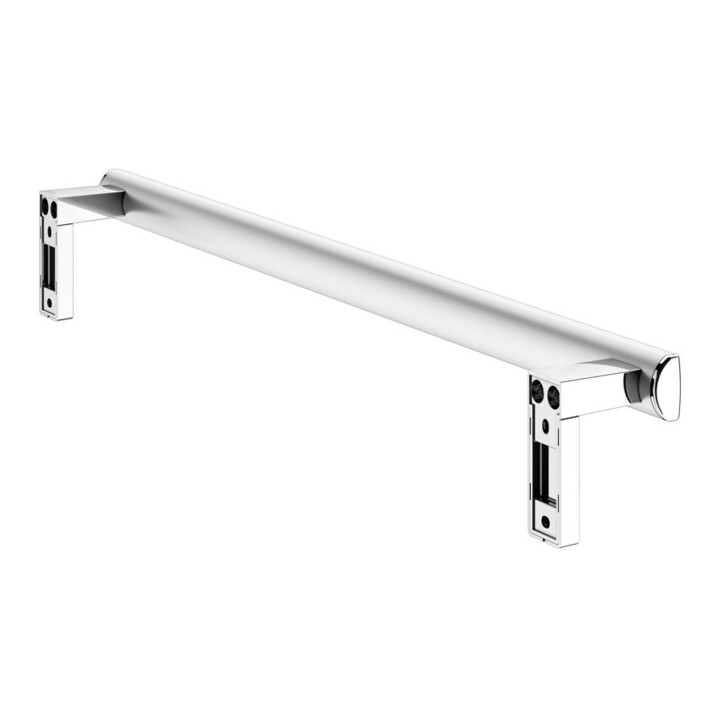 Keuco Poignée de maintien AXESS 800 mm, aluminium argenté anodisé/chromé