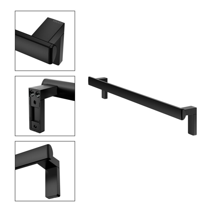 Keuco Poignée de maintien AXESS 800 mm, noir mat
