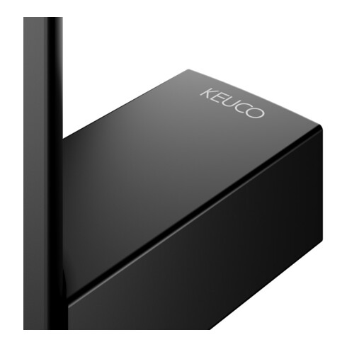 Keuco Poignée de maintien AXESS verticale, 400 mm, noir mat