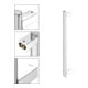 Keuco Poignée de maintien AXESS verticale, 600 mm, alu argenté anodisé/vc