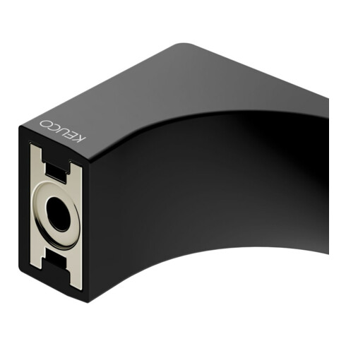 Keuco Poignée Edition 11 Largeur 322mm, noir mat