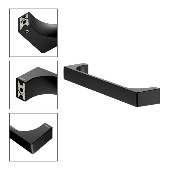 Keuco Poignée Edition 11 Largeur 322mm, noir mat