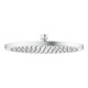 Keuco Pomme de douche 250 mm, ronde, plastique, alu./finition-1