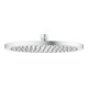 Keuco Pomme de douche 250 mm, ronde, plastique, alu./finition-5