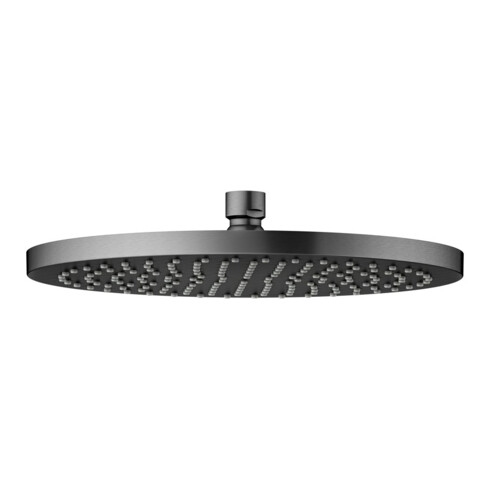 Keuco Pomme de douche 250 mm, ronde, plastique, noir-chrome