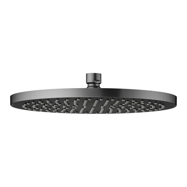Keuco Pomme de douche 250 mm, ronde, plastique, noir-chrome
