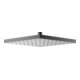 Keuco Pomme de douche 250x250mm, chromé mat, écoulement, douche en plastique-1