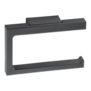 Keuco Porte-papier toilette Edition 11 noir mat incl., ouvert, pour rouleaux 100/120 mm