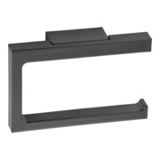 Keuco Porte-papier toilette Edition 11 noir mat incl., ouvert, pour rouleaux 100/120 mm