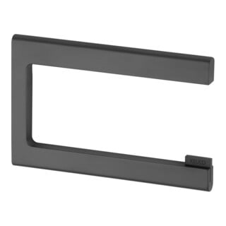 Keuco Porte-papier toilette Edition 400 noir-chrome, pivotant, ouvert
