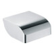 Keuco Porte-papier toilette Elegance chromé neuf, avec couvercle-1