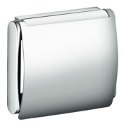 Keuco Porte-papier toilette Plan chromé, avec disque, pour largeur de rouleau 100/120 mm