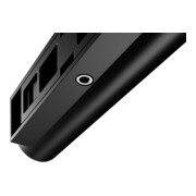 Keuco Porte-papier toilette Plan forme ouverte, version droite, noir