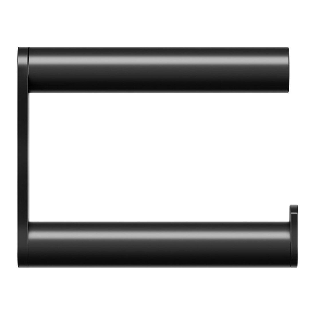 Keuco Porte-papier toilette Plan forme ouverte, version droite, noir