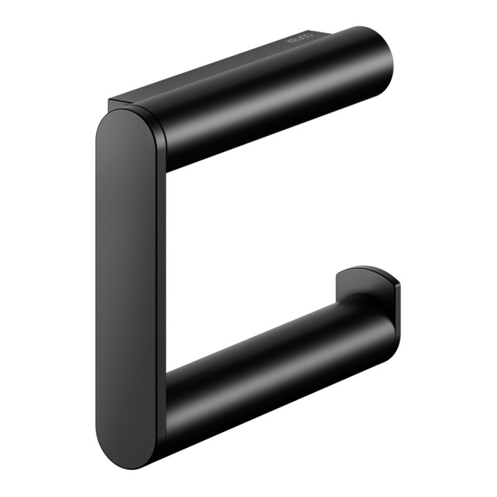 Keuco Porte-papier toilette Plan forme ouverte, version droite, noir
