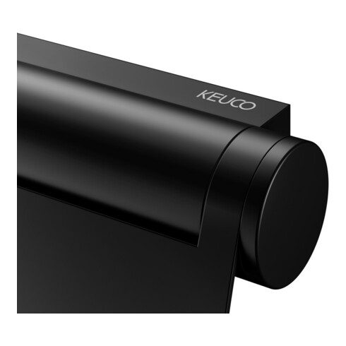 Keuco Porte-papier toilette Plan noir avec couvercle