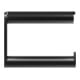 Keuco Porte-papier toilette Plan ouvert, avec tablette, noir mat / noir-2