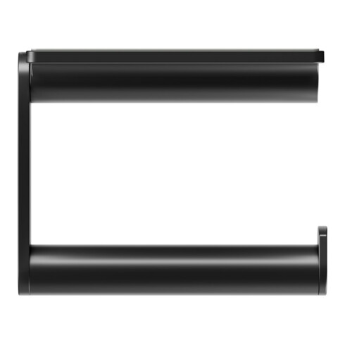 Keuco Porte-papier toilette Plan ouvert, avec tablette, noir mat / noir