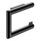 Keuco Porte-papier toilette REVA noir mat, ouvert, pour rouleaux largeur 100/120 mm-1