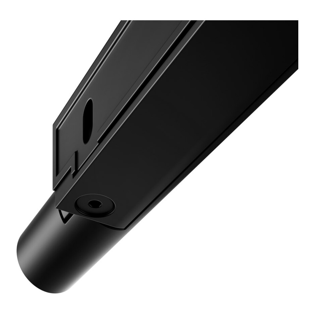Keuco Porte-papier toilette REVA noir mat, ouvert, pour rouleaux largeur 100/120 mm