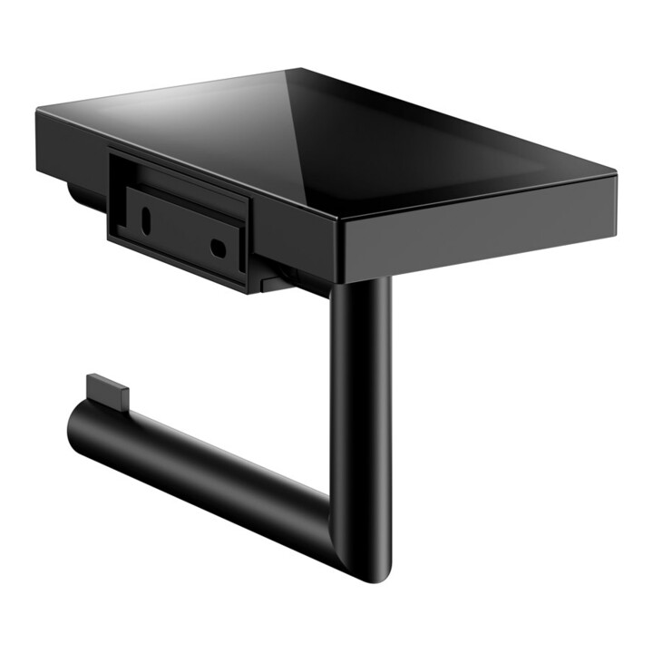Keuco Porte-papier toilette REVA s m, m verre, ouvert, largeur rouleau 100/120 mm