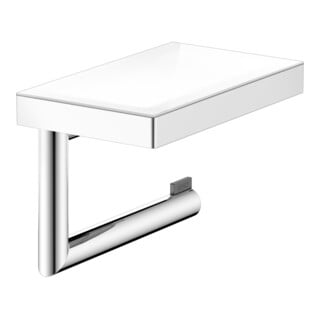 Keuco Porte-papier toilette REVA vc, en verre, ouvert, largeur rouleau 100/120 mm